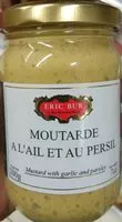 Mängden socker i Moutarde a l'ail et au persil ERIC BUR