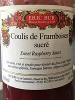 Mängden socker i Coulis de framboises