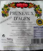 Mängden socker i Pruneaux D'agen Dénoyaute 500g