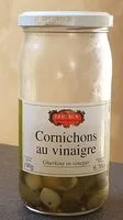 Mängden socker i Cornichons au vinaigre