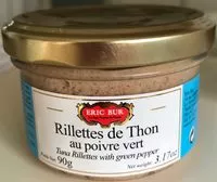 Mängden socker i Rillettes de Thon au poivre vert