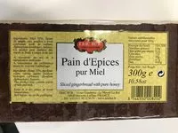Mängden socker i Pain d'épices
