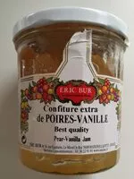 Mängden socker i Confiture de poire Williams a la vanille
