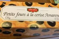 Mängden socker i Petits fours à la cerise amarena