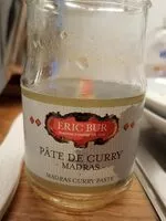 Mängden socker i Pâte de curry madras
