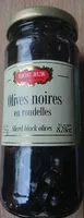 Mängden socker i Olives noires en rondelles