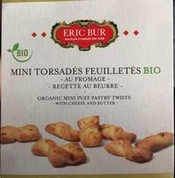 Mängden socker i Mini Torsadés Feuilletés BIO