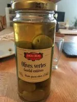 Mängden socker i Olives vertes Gordal entieres