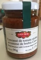 Mängden socker i Concassé de tomate séchée et tomme de brebis Corse