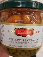 Mängden socker i Petits pois extra fins carottes