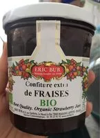 Mängden socker i Confiture de fraises bio