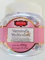 Mängden socker i Vermicelles multicolore