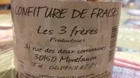 Mängden socker i Confiture de fraises les 3 frères