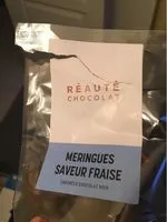Mängden socker i Meringues Saveur Fraise Enrobées de Chocolat Noir