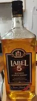 Mängden socker i Scotch Whisky Label 5, 40°,