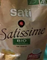 Mängden socker i Cafe bio en dosettes Satissime SATI, 36 unites