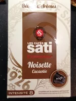 Mängden socker i Café expresso noisette