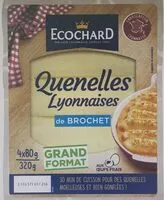 Mängden socker i Quenelles de Brochet