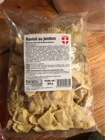 Mängden socker i Ravioli au jambon