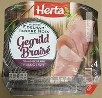 Mängden socker i Edelham Tendre Noix, Schinken