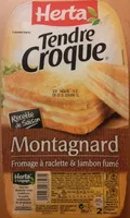 Mängden socker i Tendre Croque, Montagnard (Fromage à raclette & Jambon fumé)