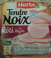 Mängden socker i Tendre Noix, Rôti au thym