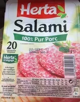 Mängden socker i Salami, 100 % Pur Porc (20 Tranches minimum)