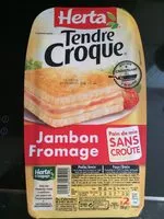 Mängden socker i Tendre croque jambon fromage pain de mie sans croûte