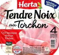 Mängden socker i Tendre Noix, au Torchon (4 Tranches Sans Couenne)
