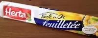 Mängden socker i Tarte en Or feuilletée