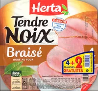 Mängden socker i Tendre Noix, Braisé Doré au Four (4 Tranches + 2 Gratuites)