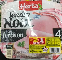 Mängden socker i Tendre Noix au Torchon (lot de 2+1 gratuit)