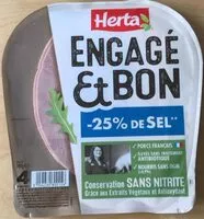 Mängden socker i Jambon cuit superieur engagé et bon