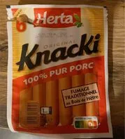 Mängden socker i Knacki original x6