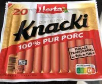 Mängden socker i Knaki 100% pur porc
