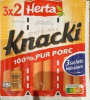 Mängden socker i Knacki - Original - 100% Pur Porc