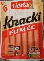 Mängden socker i Knacki Fumée