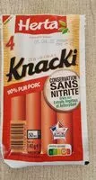 Mängden socker i Knacki - Original - 100% Pur Porc - Sans Nitrite