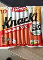 Mängden socker i Knacki original x10