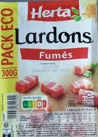 Mängden socker i Lardons fumés Pack Eco