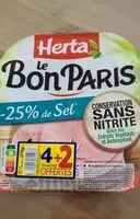Mängden socker i Le Bon Paris -25% de sel