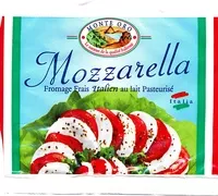 Mängden socker i Mozzarella - Fromage frais