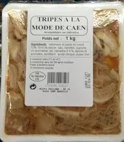 Mängden socker i Tripes à la mode de Caen