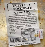 Mängden socker i Tripes a la provencale