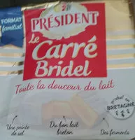 Mängden socker i President carre bridel familial 350g