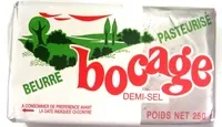 Mängden socker i Beurre pasteurisé demi-sel (80 % MG)