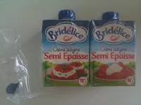 Mängden socker i Crème Légère Semi Epaisse (18 % MG)