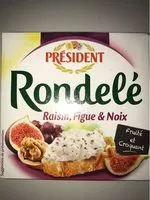 Mängden socker i RONDELE RAISIN FIGUE ET NOIX 125g