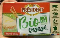 Mängden socker i Beurre doux bio