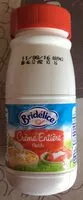 Mängden socker i Crème entière fluide